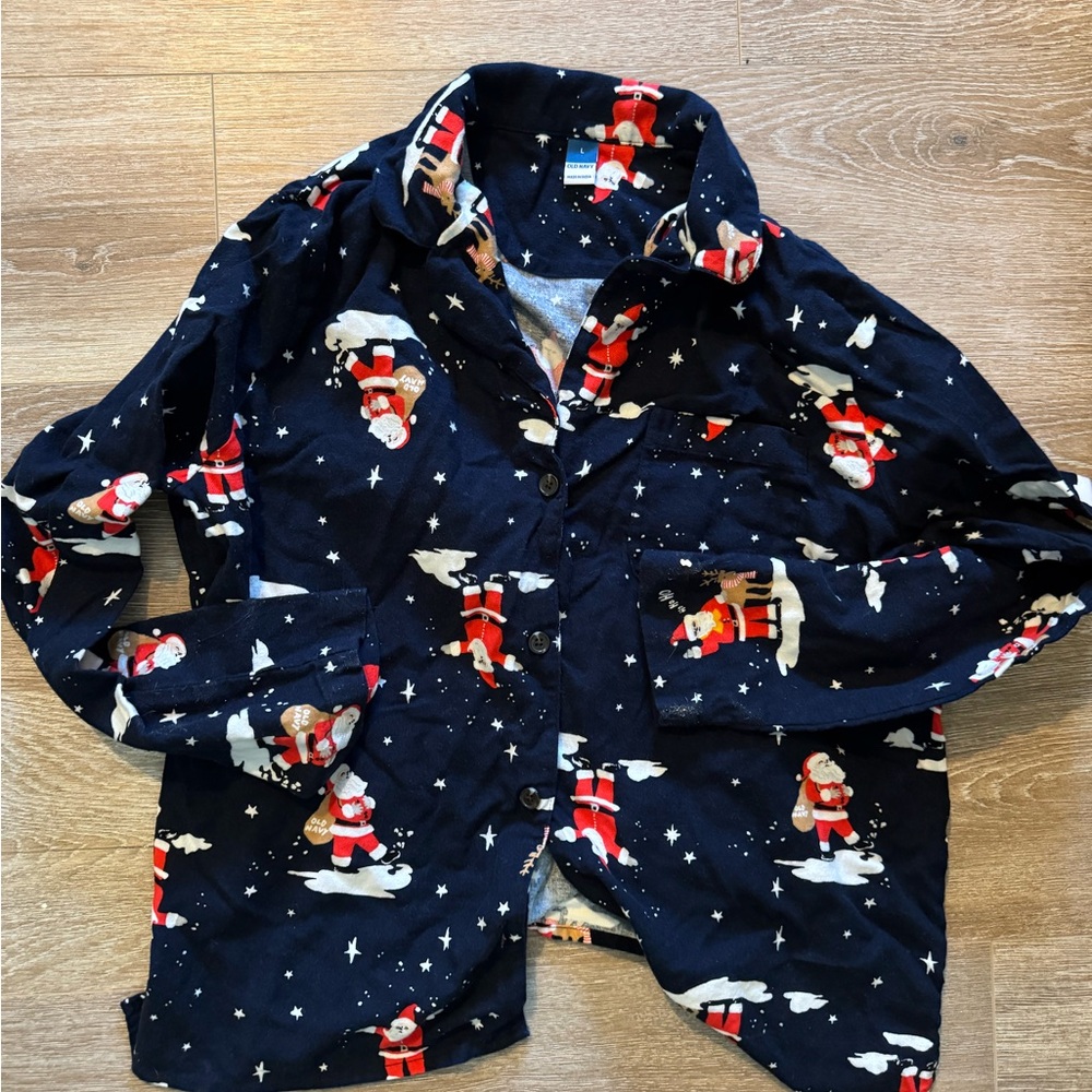 Festive Christmas Santa Pajamas